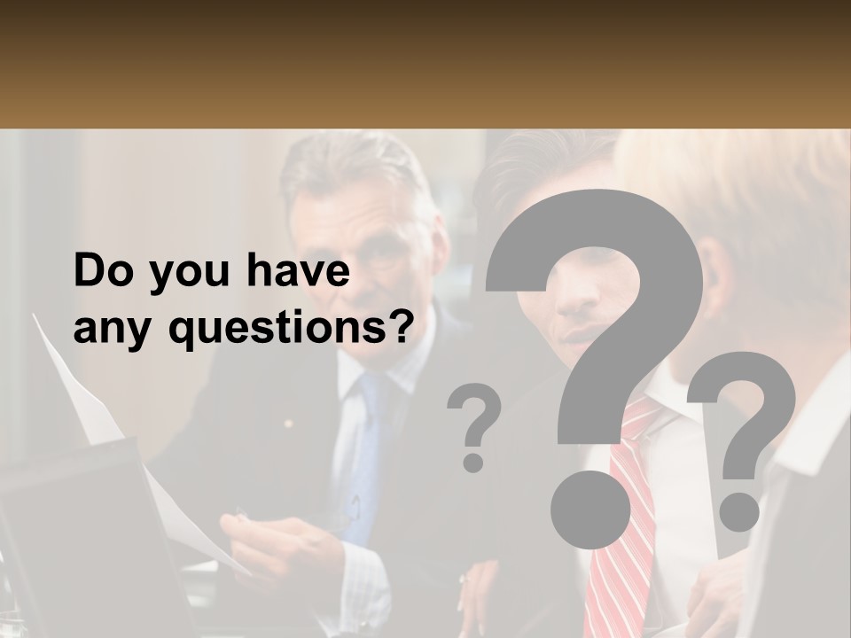 A Group Of People Sitting Around A Table Talking PowerPoint Template