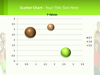 A Group Of Children Standing Next To Each Other PowerPoint Template
