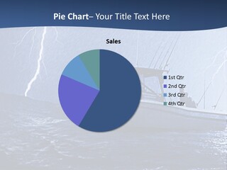 A Boat In The Middle Of A Body Of Water PowerPoint Template