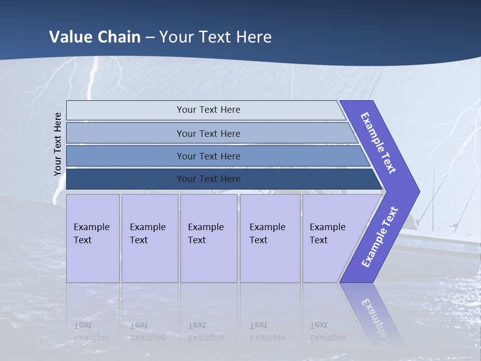 A Boat In The Middle Of A Body Of Water PowerPoint Template