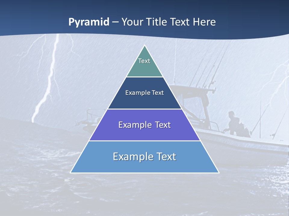 A Boat In The Middle Of A Body Of Water PowerPoint Template