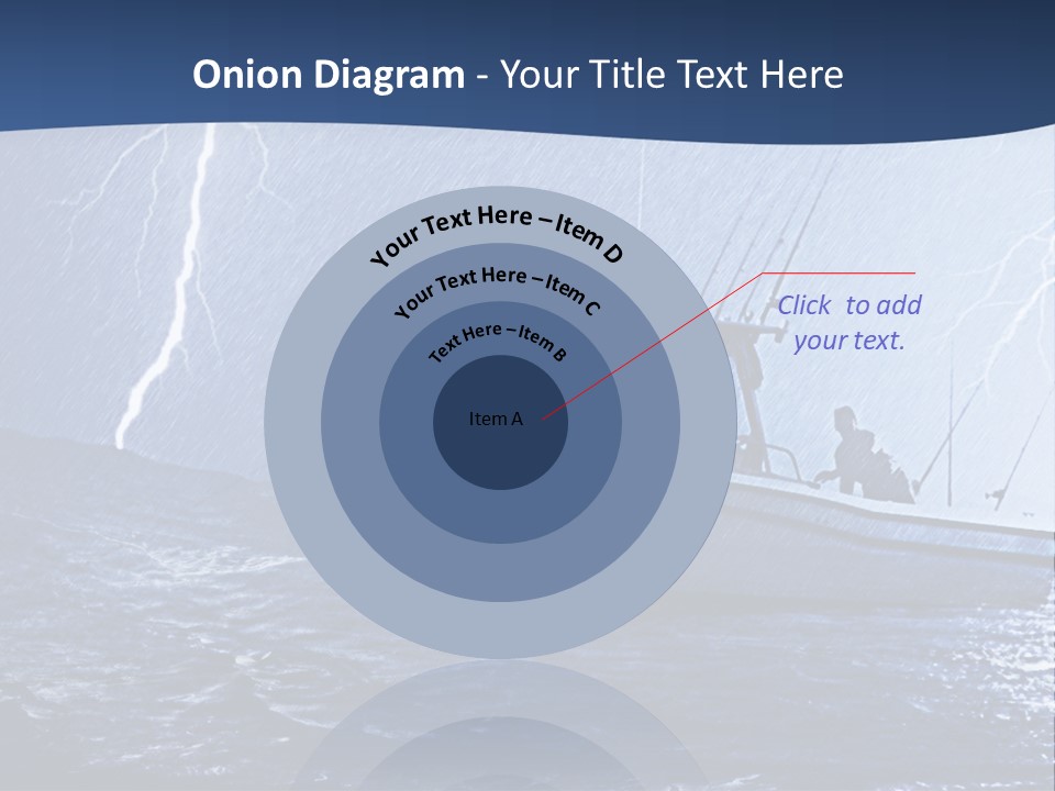 A Boat In The Middle Of A Body Of Water PowerPoint Template