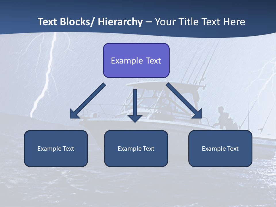 A Boat In The Middle Of A Body Of Water PowerPoint Template