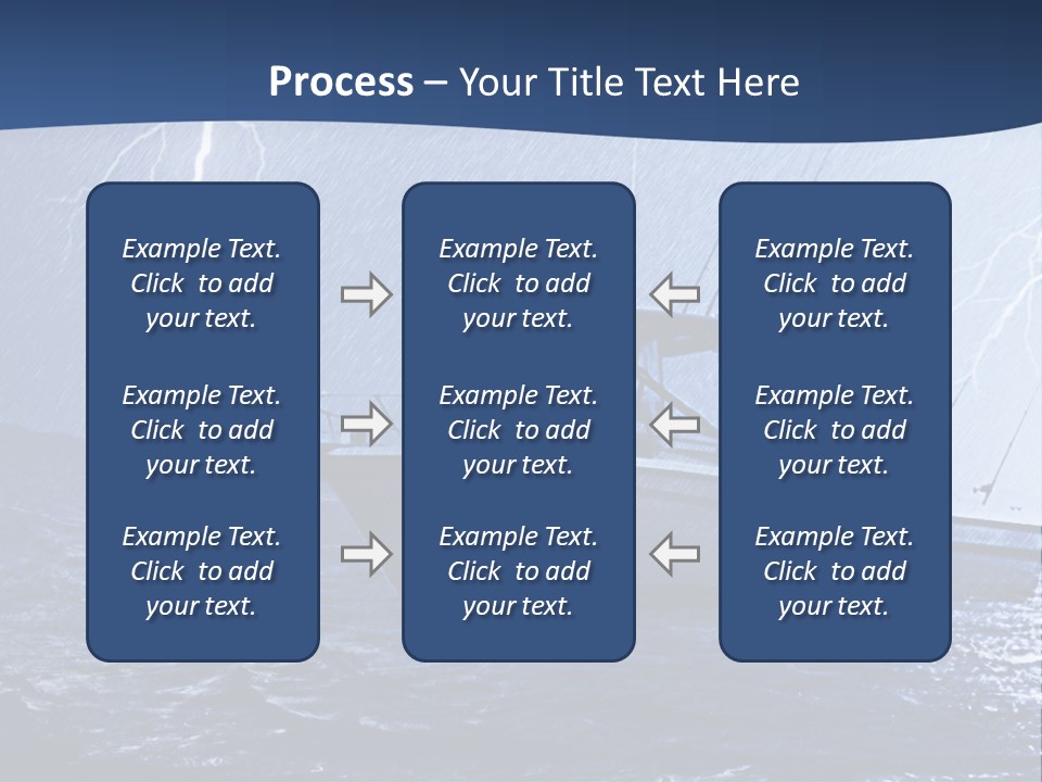A Boat In The Middle Of A Body Of Water PowerPoint Template