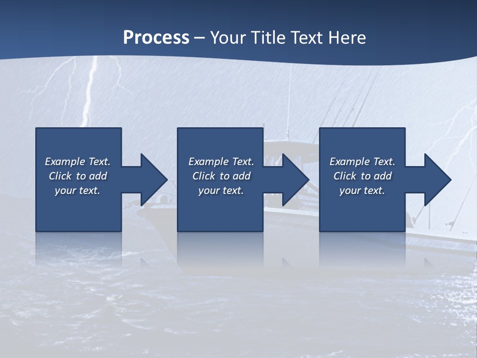 A Boat In The Middle Of A Body Of Water PowerPoint Template