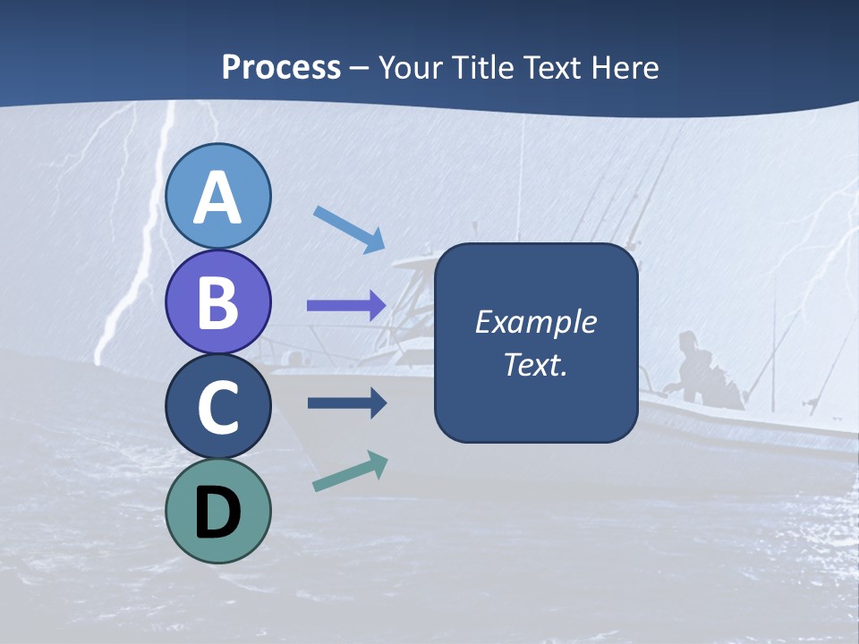 A Boat In The Middle Of A Body Of Water PowerPoint Template