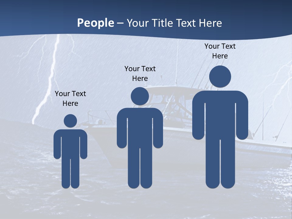 A Boat In The Middle Of A Body Of Water PowerPoint Template