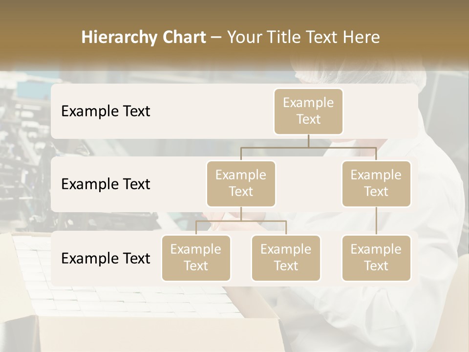 A Woman In A Factory Working On A Machine PowerPoint Template