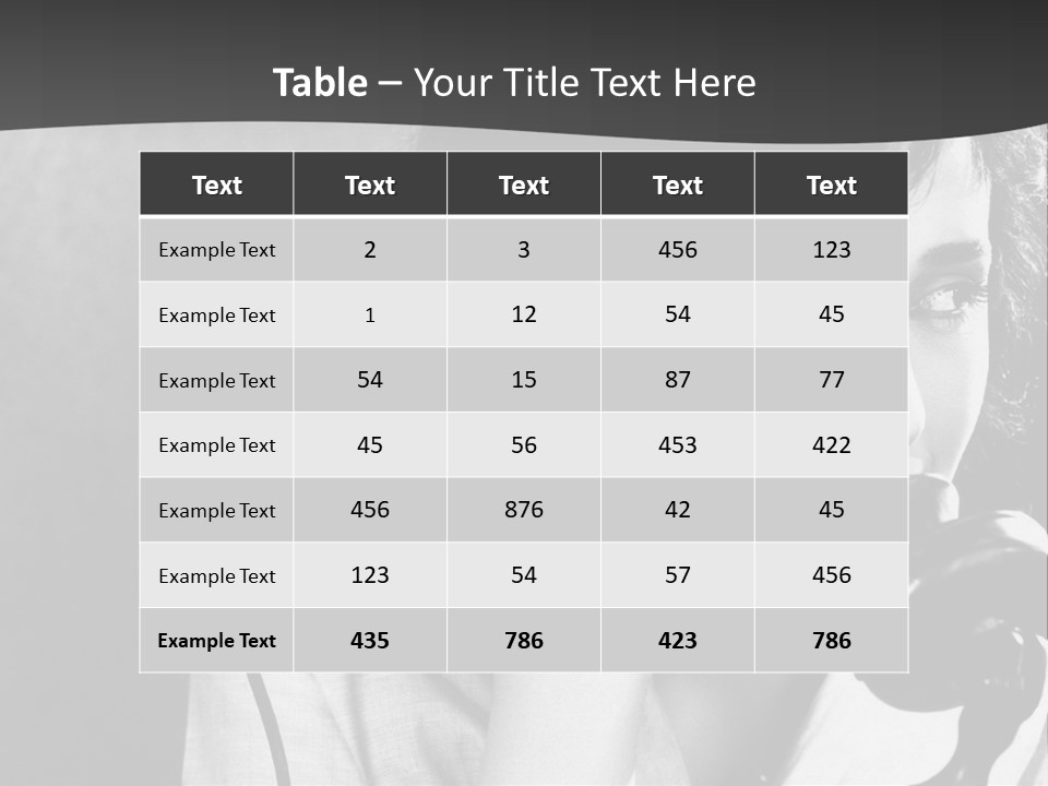 A Woman Talking On A Telephone While Holding Her Hand To Her Ear PowerPoint Template