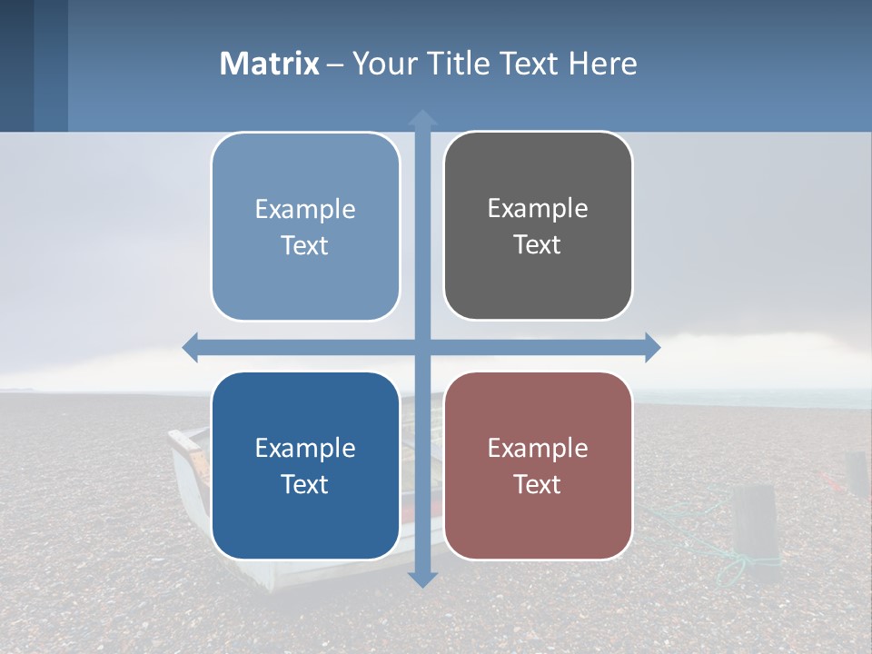 A Boat Sitting On Top Of A Sandy Beach PowerPoint Template