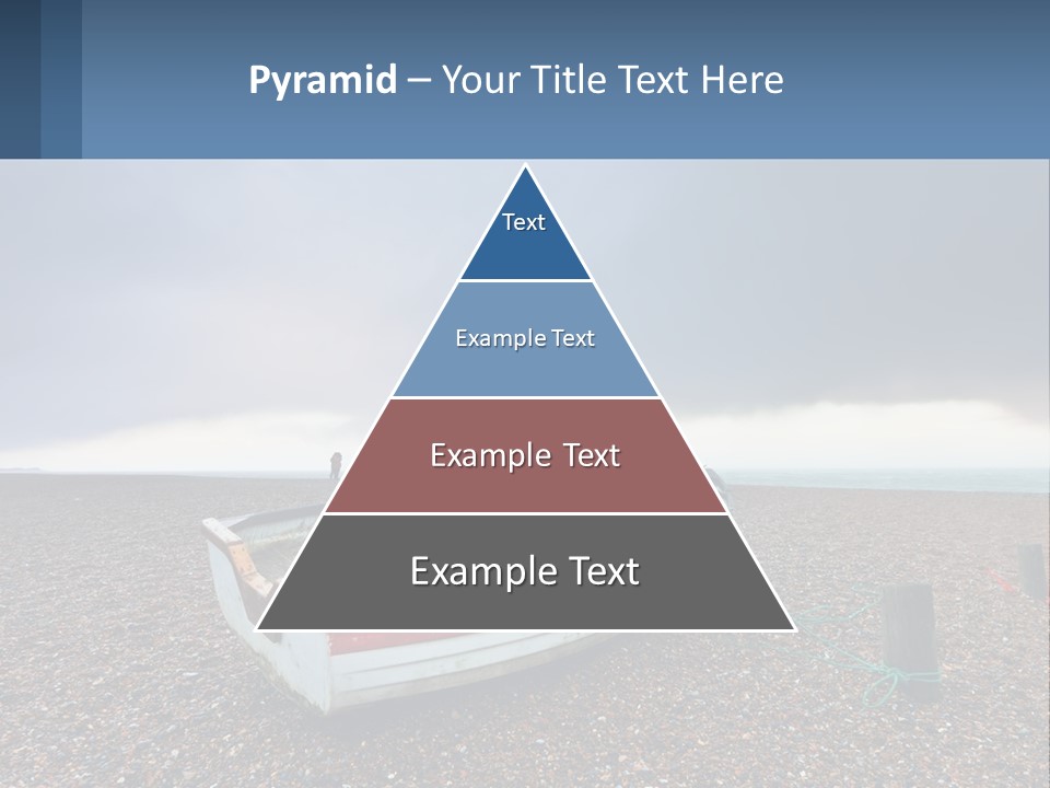 A Boat Sitting On Top Of A Sandy Beach PowerPoint Template