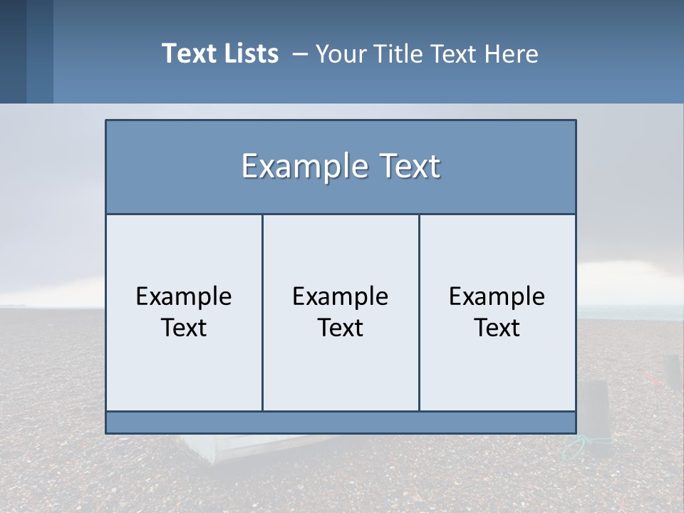 A Boat Sitting On Top Of A Sandy Beach PowerPoint Template