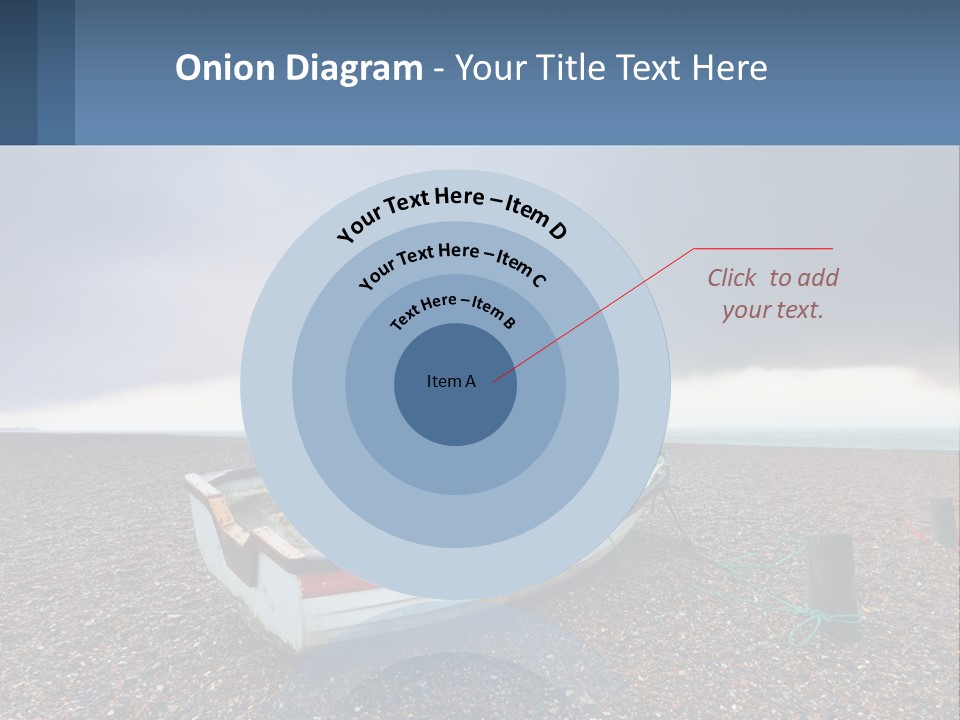 A Boat Sitting On Top Of A Sandy Beach PowerPoint Template