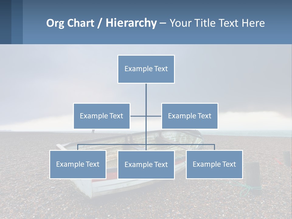 A Boat Sitting On Top Of A Sandy Beach PowerPoint Template