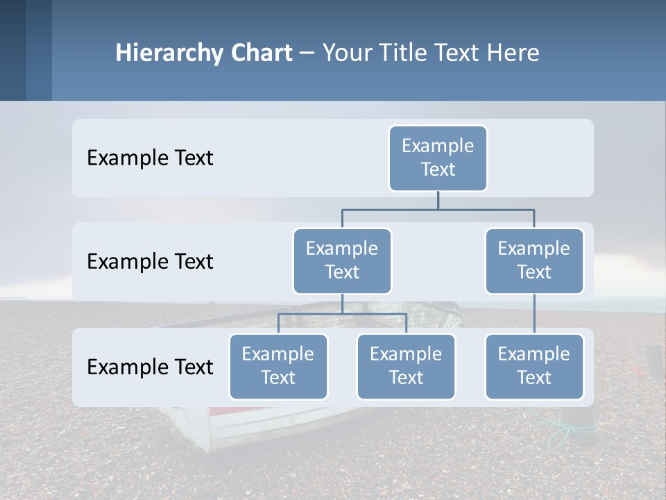 A Boat Sitting On Top Of A Sandy Beach PowerPoint Template