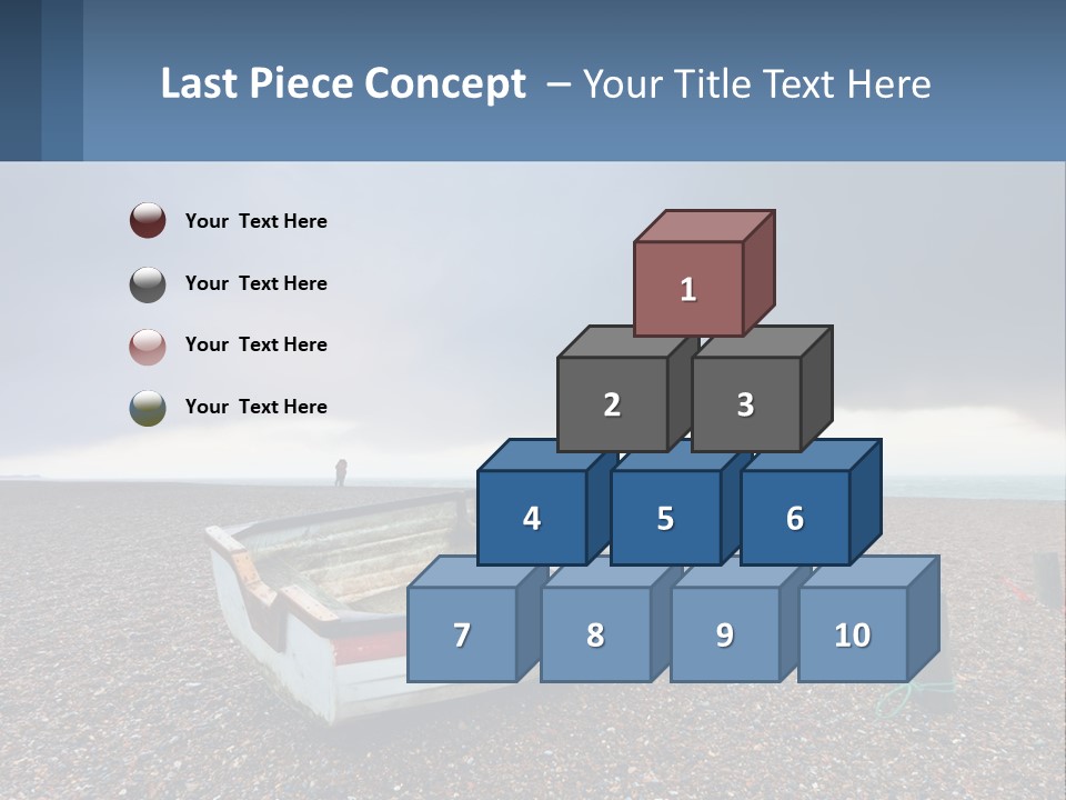 A Boat Sitting On Top Of A Sandy Beach PowerPoint Template