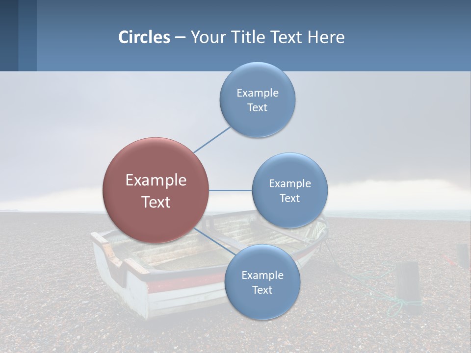 A Boat Sitting On Top Of A Sandy Beach PowerPoint Template