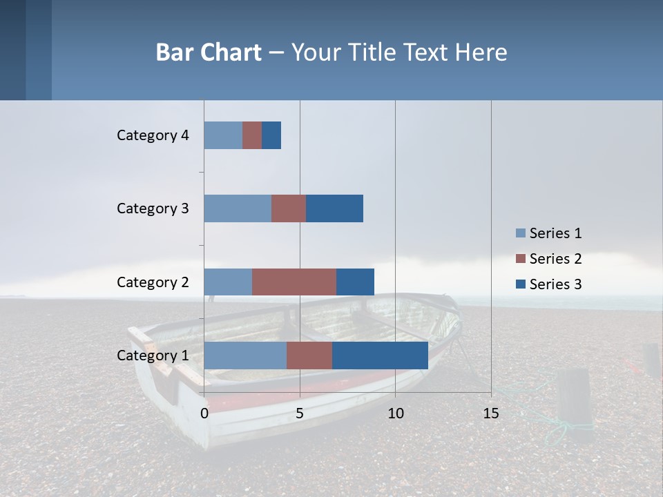 A Boat Sitting On Top Of A Sandy Beach PowerPoint Template