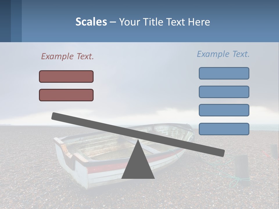 A Boat Sitting On Top Of A Sandy Beach PowerPoint Template