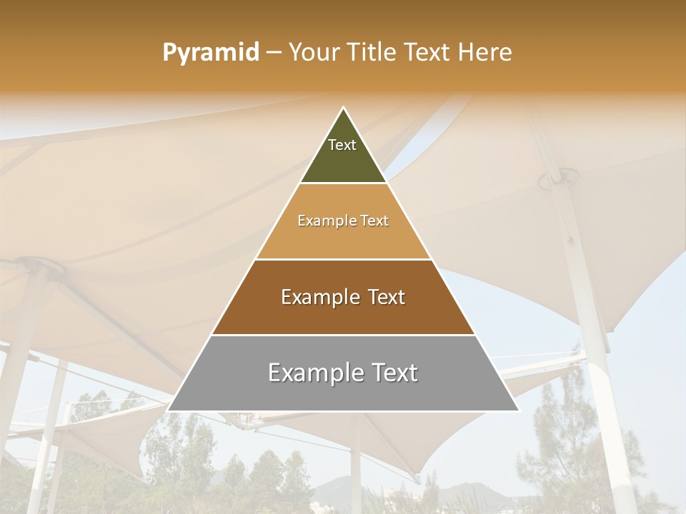 A Group Of Umbrellas With A Blue Sky In The Background PowerPoint Template