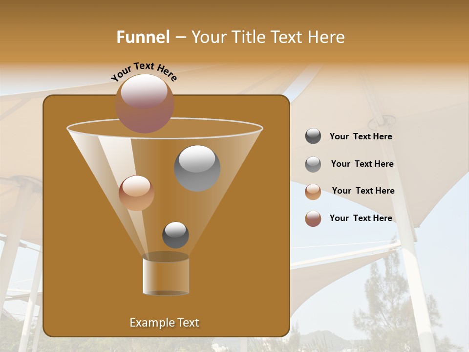 A Group Of Umbrellas With A Blue Sky In The Background PowerPoint Template