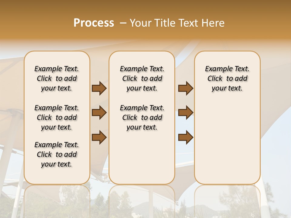 A Group Of Umbrellas With A Blue Sky In The Background PowerPoint Template