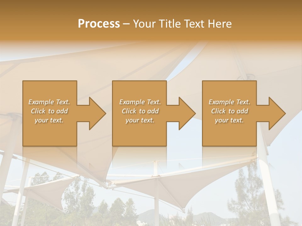 A Group Of Umbrellas With A Blue Sky In The Background PowerPoint Template