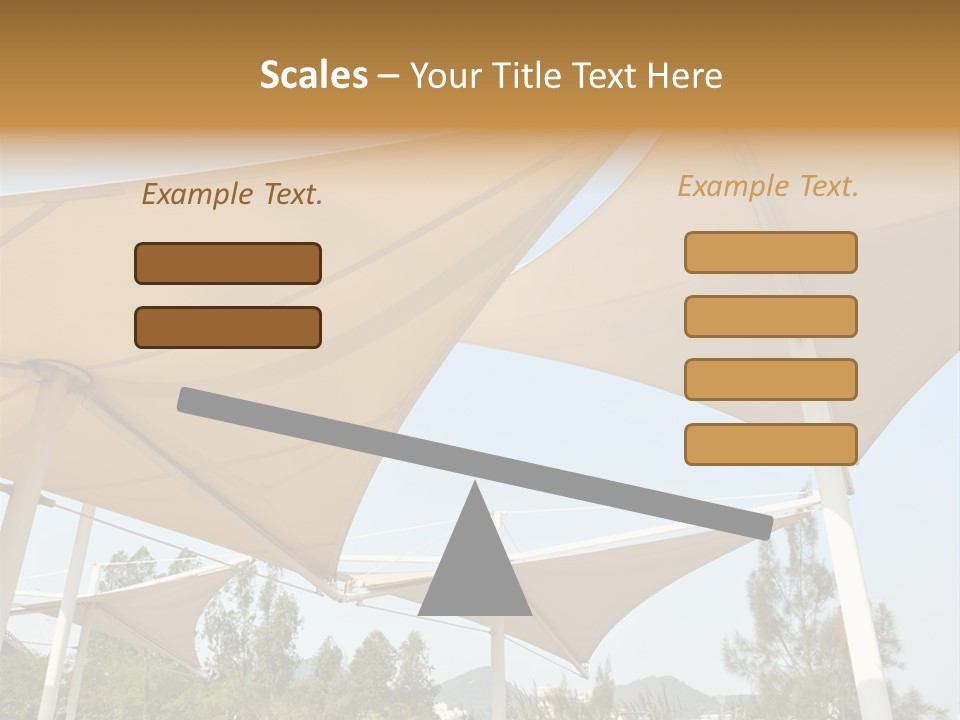 A Group Of Umbrellas With A Blue Sky In The Background PowerPoint Template