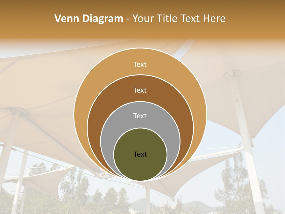 A Group Of Umbrellas With A Blue Sky In The Background PowerPoint Template