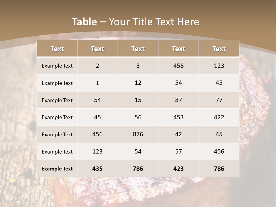 Two Steaks On A Cutting Board With Parsley PowerPoint Template