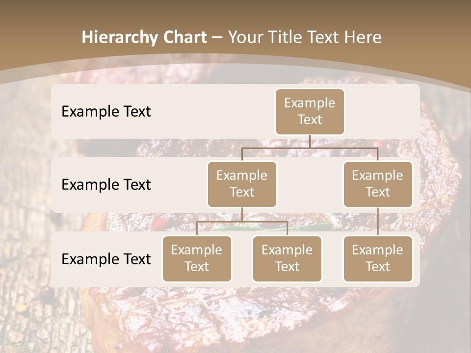 Two Steaks On A Cutting Board With Parsley PowerPoint Template