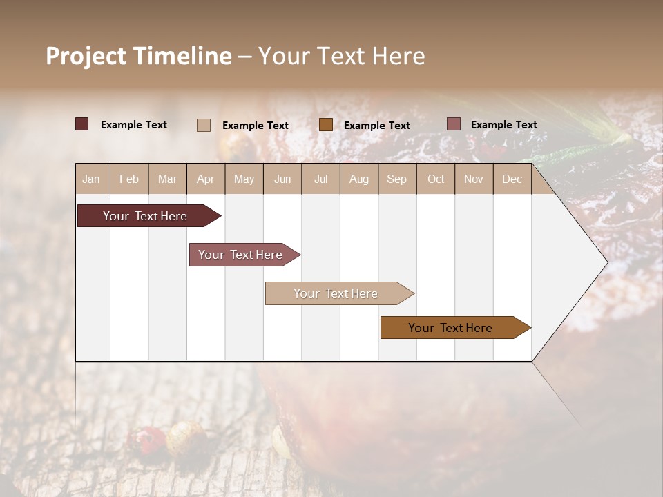 A Piece Of Meat With A Sprig Of Rosemary On Top Of It PowerPoint Template