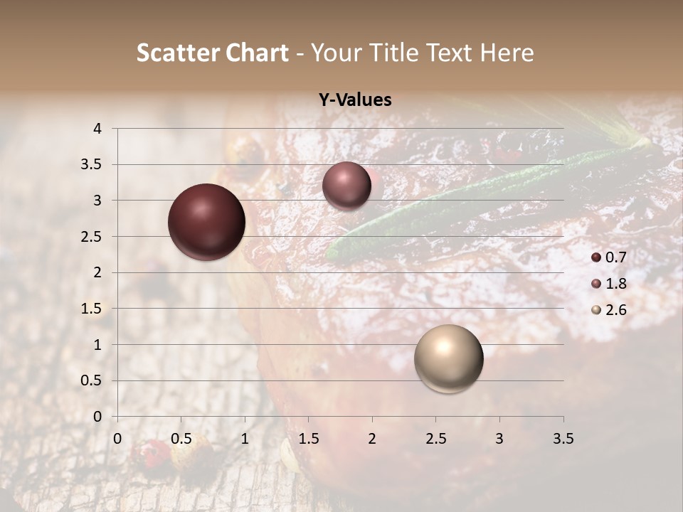 A Piece Of Meat With A Sprig Of Rosemary On Top Of It PowerPoint Template
