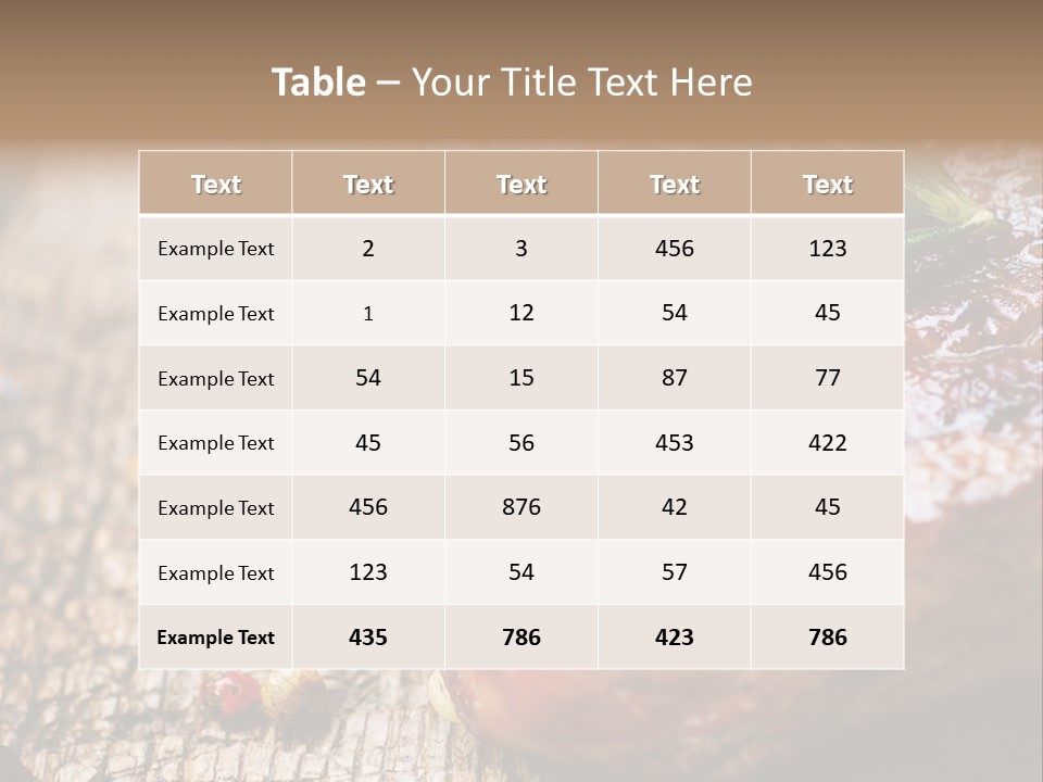 A Piece Of Meat With A Sprig Of Rosemary On Top Of It PowerPoint Template