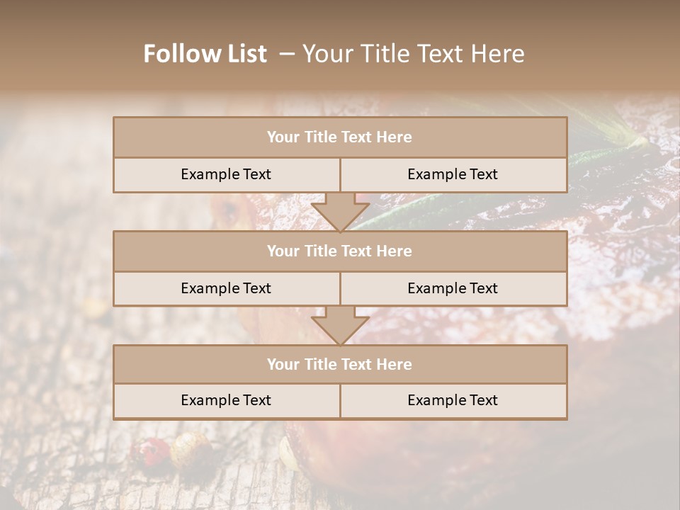 A Piece Of Meat With A Sprig Of Rosemary On Top Of It PowerPoint Template
