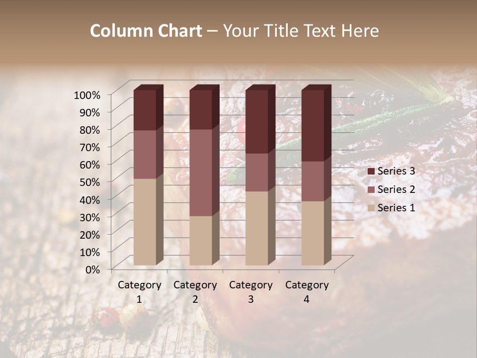 A Piece Of Meat With A Sprig Of Rosemary On Top Of It PowerPoint Template
