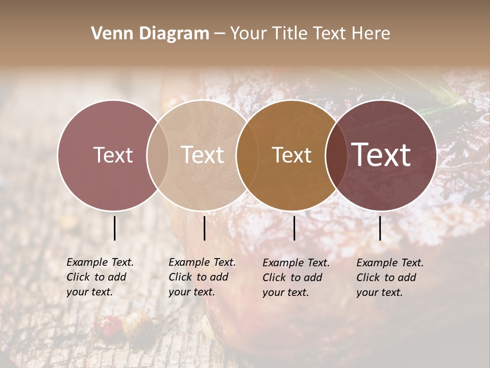 A Piece Of Meat With A Sprig Of Rosemary On Top Of It PowerPoint Template