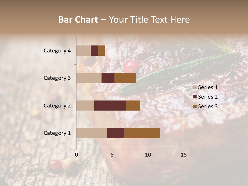 A Piece Of Meat With A Sprig Of Rosemary On Top Of It PowerPoint Template