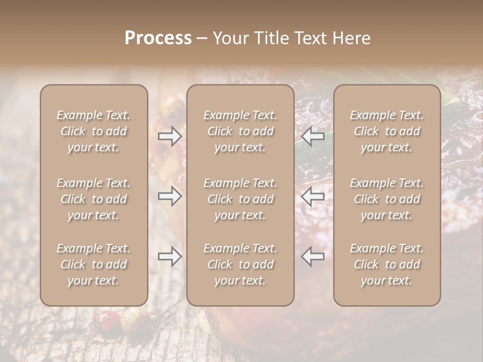 A Piece Of Meat With A Sprig Of Rosemary On Top Of It PowerPoint Template