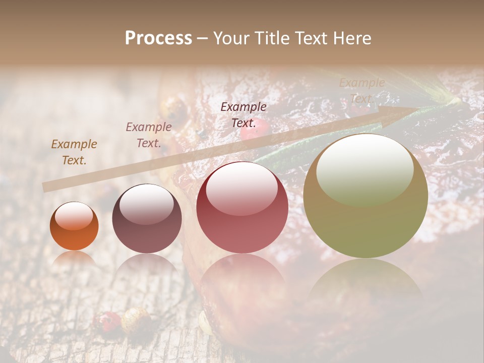 A Piece Of Meat With A Sprig Of Rosemary On Top Of It PowerPoint Template