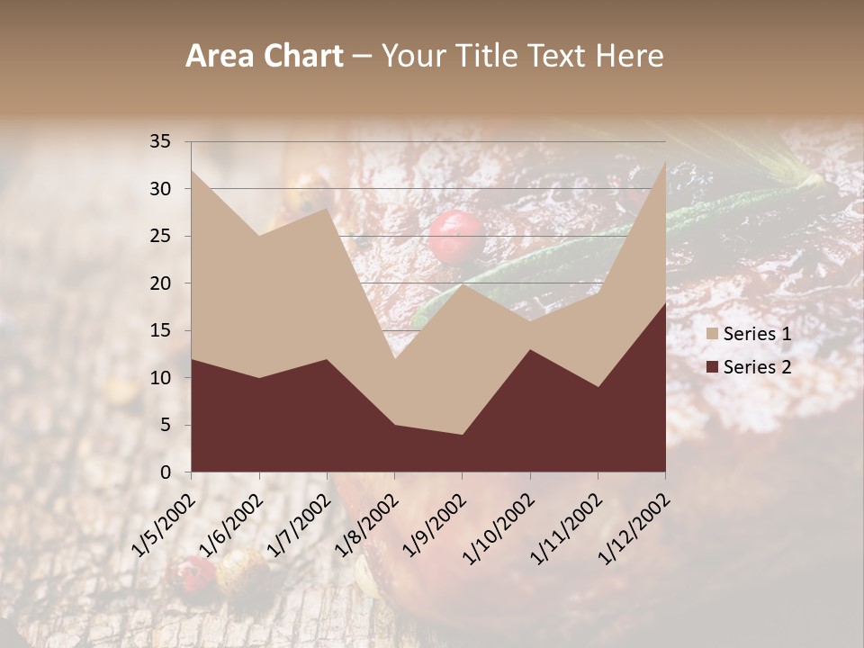 A Piece Of Meat With A Sprig Of Rosemary On Top Of It PowerPoint Template