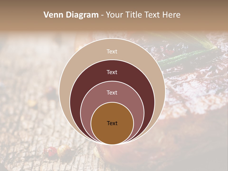 A Piece Of Meat With A Sprig Of Rosemary On Top Of It PowerPoint Template