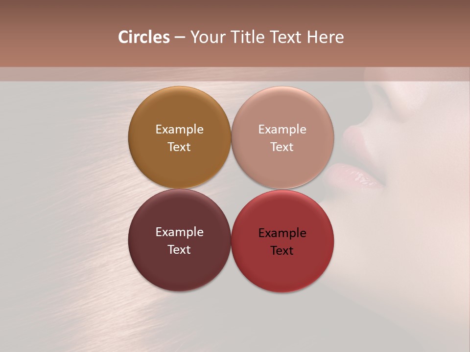 A Beautiful Woman With Long Red Hair Powerpoint Presentation PowerPoint Template