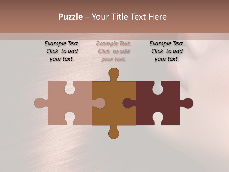 A Beautiful Woman With Long Red Hair Powerpoint Presentation PowerPoint Template