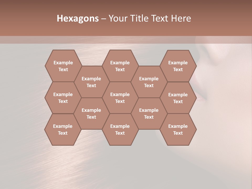 A Beautiful Woman With Long Red Hair Powerpoint Presentation PowerPoint Template