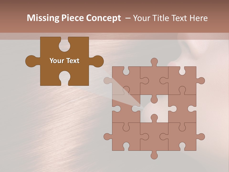 A Beautiful Woman With Long Red Hair Powerpoint Presentation PowerPoint Template