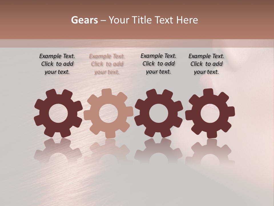 A Beautiful Woman With Long Red Hair Powerpoint Presentation PowerPoint Template