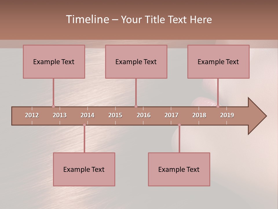 A Beautiful Woman With Long Red Hair Powerpoint Presentation PowerPoint Template