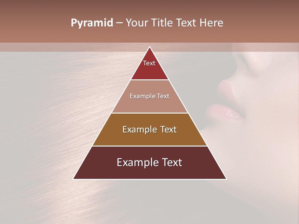 A Beautiful Woman With Long Red Hair Powerpoint Presentation PowerPoint Template