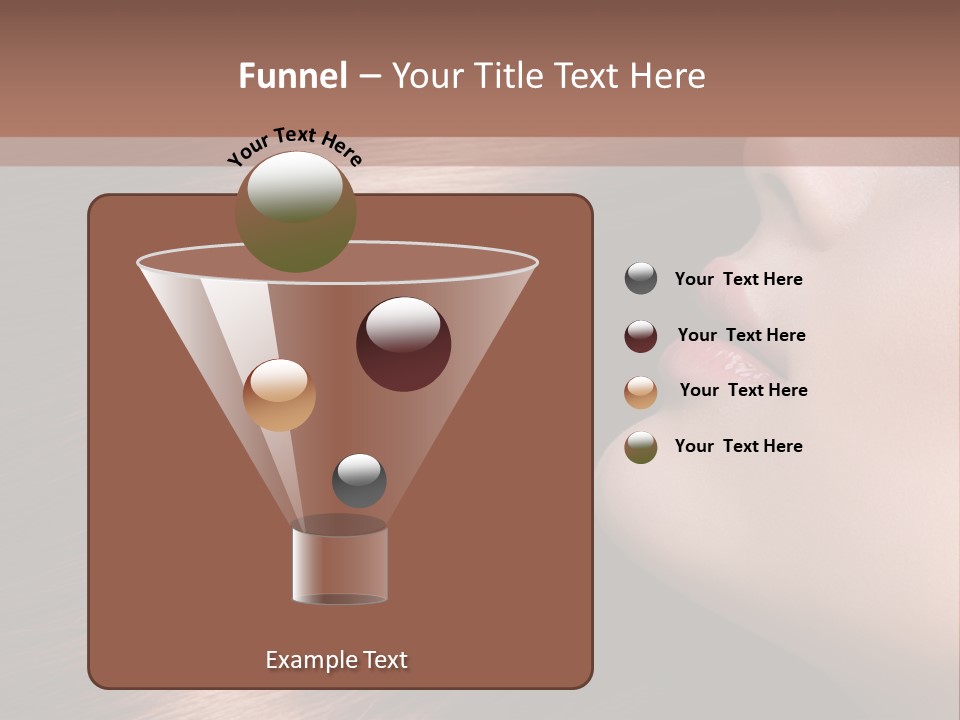 A Beautiful Woman With Long Red Hair Powerpoint Presentation PowerPoint Template